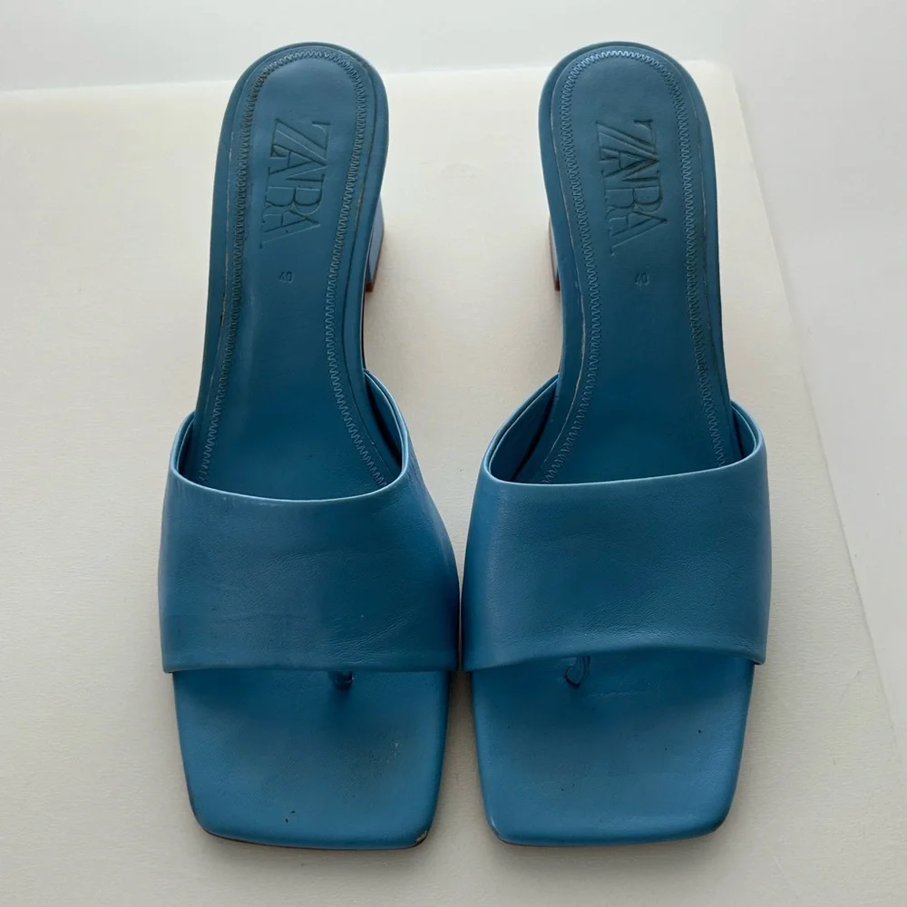 Zara Blue Heels - Picture 5 of 5
